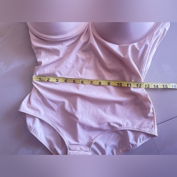 Womens Body Briefer 40D Firm Control Strapless Nude Shapewear FL1256 - Picture 13 of 16